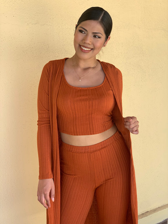 Rust three piece set