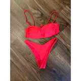 Red knot bikini